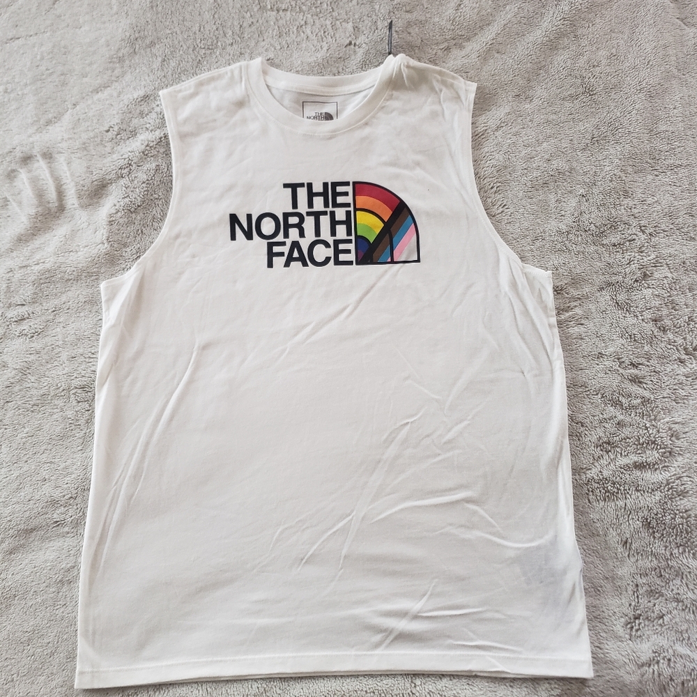 The North Face White Sleeveless Tee
